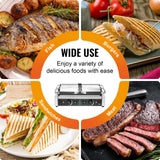SucceBuy Commercial Panini Grill 3600W Electric Sandwich Panini Maker