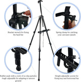66-Inch Adjustable Metal Easel Stand for Painting, Displaying & Drawing - Lightweight Portable for Tabletop