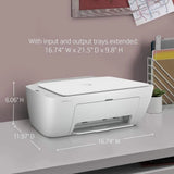 DeskJet 2752 All-in-One Color Inkjet Printer Scanner and Copy with Mobile Printing, WirelPrinters or Home and Oice, Ink , Dual-B