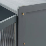 3-Door 8-Tier Freestanding Bamboo Shoe Rack Organizer for Hallway