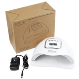 SUNX5Max 150W UV LED Nail Lamp For Fast Drying Gel Nail Phototherapy Machine 45 LEDs Manicure