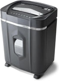 Micro-Cut Paper Shredder, 14-Sheet High Security with CD & Credit