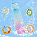 1000ML Fragrance Smelling Water Bottle Portable Air WaterUp Bottle Scent Straw