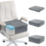 Height Adjustable Chair Cushions, 6 Inch Thick Office Chair Booster Seat Cushion