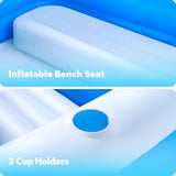 JOYFY 120" x 72" x 22" Full-Sized Inflatable Swimming Pool Summer