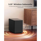 Sound Bar w/ Wireless Subwoofer, 240W Peak Power, VoiceMX and BassMX