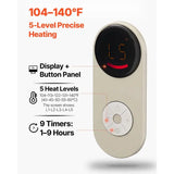 Under Desk Space Heater,Rollable Foot Warmer Portable for Home&Office