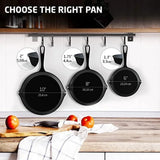 Cast Iron Skillet – Pre-Seasoned Non-Stick Frying Pan for Gas, Electric