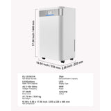 SucceBuy 52Pints Dehumidifier for Home & Basement Drain Hose
