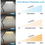 LED reading desk lamp/computer lamp, adjustable angle, eye-friendly design