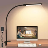 LED Desk Lamp with Clamp, 3000K Warm White, 11 Brightness Levels