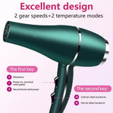 Morfone 12pcs-in-1 multiple accessory hair dryer. With accessories such as combs, hair clips,