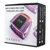 Rechargeable UV LED Nail lamp,Cordless Nail Dryer with Removable  Bottom,Professional Curing Lamp for Fingernail and Toenail, Auto Sensor
