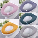 Toilet Seat Cover Mat Bathroom Toilet Lid Pad Winter Warm Cushion MD DC PRINT