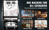 Electric Automatic Cup Sealing Machine 500-650cup/h 90/95mm 180mm Tall