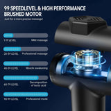 8 Attachment Professional Muscle Massage Gun for Athletes Deep Tissue