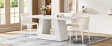 Dining Table for 4 to 6 People,Rectangular Dining Room Table,Dinner Table