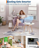 8000Btu Smart Air Conditioner Window Remote/App Control,Cools Up to 350 Sq. Ft