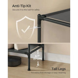 Clothes Rack, Portable Closet, Heavy Duty Wardrobe Closet Organizer