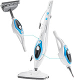 PurSteam 10-in-1 Steam Mop w/ Detachable Handheld Steam Cleaner for Tile