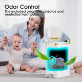 Small Bathroom Trash Can with Lid Step Close-5L/1.3 Gal Stainless Steel Garbage Can Slim Trash Bin for Office, Bedroom, Toilet,