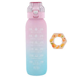 1000ML Fragrance Smelling Water Bottle Portable Air WaterUp Bottle Scent Straw