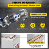 SucceBuy Food Vacuum Packing Machine Commercial Chamber Vacuum Sealer