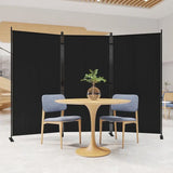 3 Panels Room Divider, 6 Ft Tall Indoor Folding Privacy Screen
