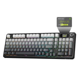 ATTACK SHARK X98PRO Wireless Mechanical Keyboard, Gasket Hot Swappable, PBT Keycaps, LED matrix screen,4000mAh