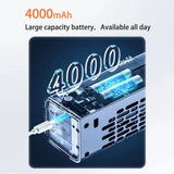 3000mAh Tower Fan Wall Mounted Leafless Fan 3 Mode Silent for Home Office