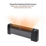 1500W Silent Portable Electric Space Heater w/ 2 Heat Settings and Safety T