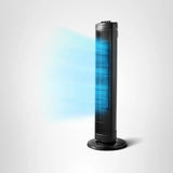 30 Inch Oscillating Tower Fan with 3 Speed Settings and Auto-off Timer