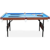 Crux 55' Folding Billiard/Pool Table - Portable & Space-Saving Entertainment!