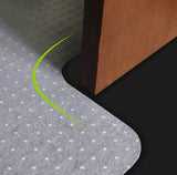 Transparent Wheelchair Cushion  Scratch Resistance Convex Nail Bottom Slippery Office Rolling Chair Mat