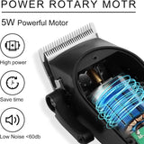 Solimpia Groin Area Hair Trimmer Lawn Mower Ceramic Blade Waterproof Wet Dry Clippers Pubic Armpit Body
