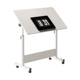 Small Standing Rable Adjustable Height Mobile Stand Up Desk With Wheels