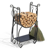 Indoor Fire Wood Log Rack for Fireplace Heavy Duty Firewood Pile Storage Racks
