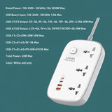 LDNIO Universal Power Strip Network Filter & Surge Protector, US Plug Socket