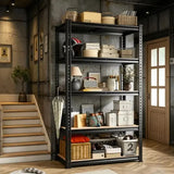 72"/60"H Garage Shelving Storage Shelves 5-Tier, 2000LBS Capacity Heavy Duty Adjustable Storage Shelve for Closet, Pantry & Garage Organization, Easy Assembly