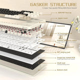 MAMBASNAKE X Attack Shark X87 Wireless Mechanical Keyboard, Hot Swappable