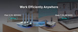 GL.iNet GL-BE9300 Flint 3 Tri-Band WiFi 7 Router High Speed Gaming