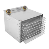 Food Dehydrator Machine,8-Tier Visible Food Dryer,Stainless Steel Food Drying Machine