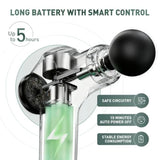 Percussion Massage Gun 6 Speeds 4 Attachments for Full Body Pain Relief