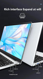 2026 Intel Core Atom A3950 Portable Laptop Computer 14.1 inch HD Gaming Laptop Windows 11