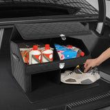 Double-Layer Car Trunk Organizer with Magnetic Lock Storage Organizers Collapsible Car Storage Bin