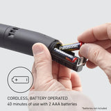 Ear and Nose Hair Trimmer for Men with Vacuum Cleaning System Powerful Motor and DualEdge Blades for Smoother