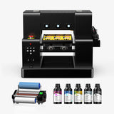 A3 A4 UV Flatbed Printer Epson L805 Rotary Printer for Bottles Phone Case UV DTF AB Film Printing Machine USA/EU/MX Warehouse