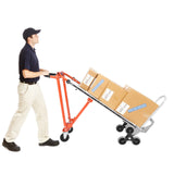 3 in 1 Stair Climbing Cart Folding Trolley Heavy Duty with Dual Handles Durable Hand Truck Dolly Cart