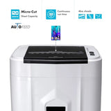 Professional Grade Micro-Cut Paper and Credit Card Shredder for Office Use