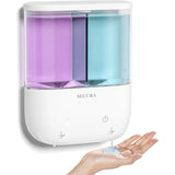 Touchless Dual Automatic Soap Dispenser – Rechargeable 2 x 17 fl oz Chambers for Hand Soap & Dish Soap
